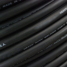 TEMCo WC0180-50' (25' Blk, 25' Red) 2 Gauge AWG Welding Lead & Car Battery Cable Copper Wire BLACK + RED | MADE IN USA