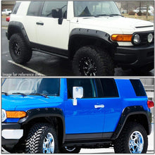 4Pcs Pocket Riveted Style (Matte Black) Wheel Fender Flares Replacement for 07-14 FJ Cruiser