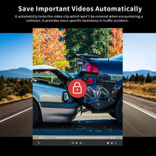 3” Full HD 1080P WIFI Dash Cam Front and Rear 170° Night Vision 150° Rear Cam 720P GPS Tracking Dashboard Parking Mode Reversing View Loop Recording Motion Detection G-sensor Adjustable Lens IP68