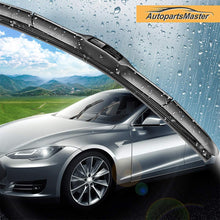 AutopartsMaster Windshield wiper blades Hybrid Front Window U wiper 24" + 19" Car Front Window Windshield wiper blades U J-hook NO.19515-3 (set of 2)