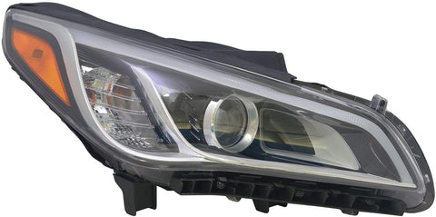 CPP PTM HY2503184 NSF Right Headlamp Assembly Composite for 15-17 Hyundai Sonata