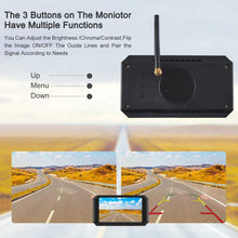 5 Inch HD Digital Wireless Backup Camera System IP68 Waterproof Color Monitor Kit for Trucks Cars Hitch Rear Stable 1080P