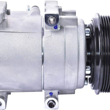 New Mando 10A1520 AC Compressor with Clutch Original Equipment (Pre-filled Oil)