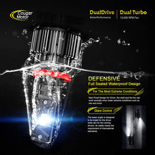 Cougar Motor LED Headlight Bulbs All-in-One Conversion Kit - H11 (H8, H9) -10000Lm 6000K Cool White CREE