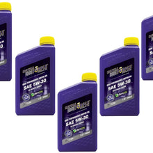 Royal Purple 5W-30 High Performance Synthetic Oil 5 Quart Pack