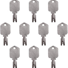 Weelparz Forklift Key 1430 166 For Hyster Heavy Equipment Daewoo Yale JLG Gradall Gehl Crown Construction Ignition Key Set (10 Keys)
