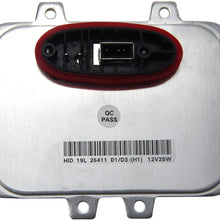 FEXON HID High Intensity Discharge Ballast Headlight Control Unit Module Replacement for BMW, Mercedes, Cadillac, Jaguar, Volkswagen, Lincoln, Saab, Hyundai 12767670 601-056 5DV 009 000-00 Xenon