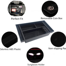 EVTIME for 2019 Chevy Silverado 1500 Accessories GMC Sierra 1500 Center Console Organizer Tray - Also for 2020 Chevy Silverado/GMC Sierra 1500/2500 HD/3500 HD -Full Center Console Only