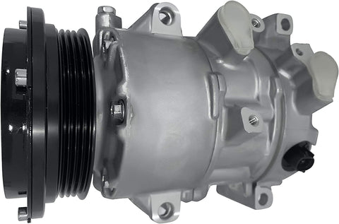 RYC New AC Compressor and A/C Clutch AEH380-01 (4 Grooove Pulley)