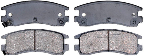 ACDelco 14D698C Advantage Ceramic Rear Disc Brake Pad Set with Wear Sensor