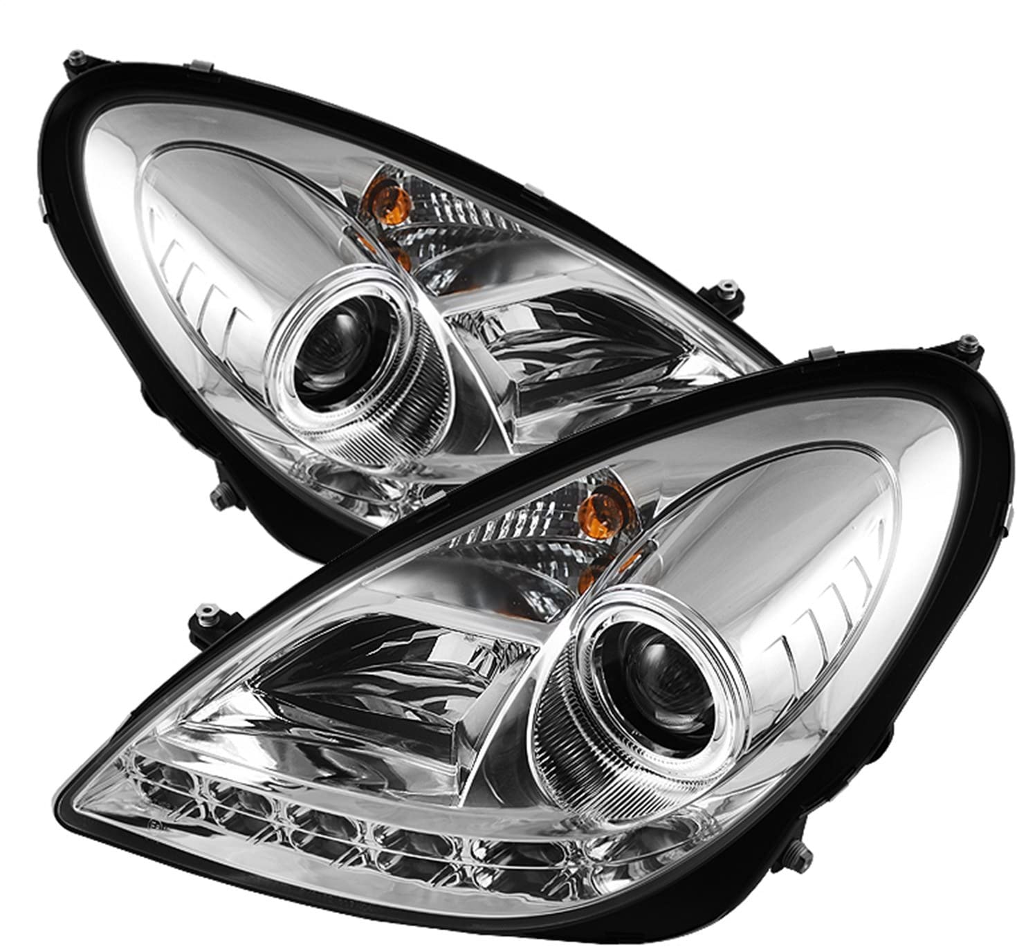 Spyder Auto 5014993 Projector Style Headlights Chrome/Clear