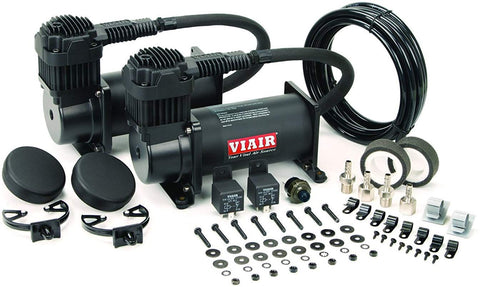 VIAIR 40048 Stealth Black 400C 150 PSI Dual Value Pack