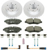 Power Stop ESK6236 Front Euro-Stop Brake Kit Mercedes