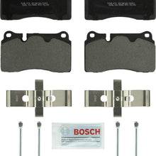 Bosch BP1129 QuietCast Premium Semi-Metallic Disc Brake Pad Set For Select Chevrolet Corvette; Ferrari California; Volkswagen Touareg; Front & Rear