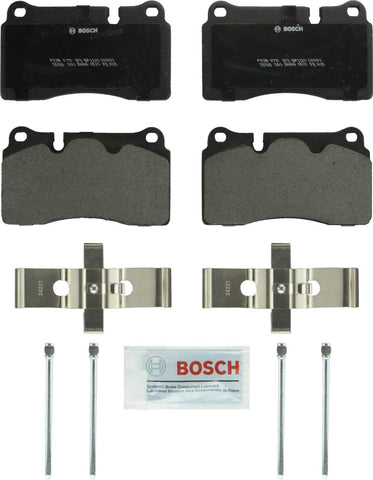 Bosch BP1129 QuietCast Premium Semi-Metallic Disc Brake Pad Set For Select Chevrolet Corvette; Ferrari California; Volkswagen Touareg; Front & Rear