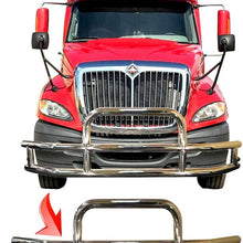 Semi Truck Front Deer Guard/Grille Guard Fits Freightliner Cascadia International Pro Star Models 2008-2017 & Volvo VNL 2003-2017 - Easy Install Heavy Duty Stainless Steel Bumper Guard Accessories