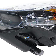 Headlight Assembly Compatible with 2017-2019 Toyota Corolla LED Composite Clear Lens With bulb(s) CAPA Certified Driver Side