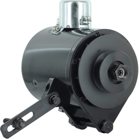 Powermaster 82006 PowerGEN Alternator (Ford Black Model A 60A 6V Pos Grd w/Pulley for 5/8