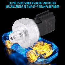 Auto Engine Oil Pressure Sensor Switch, Engine Oil Pressure Sender Adapter Oil Pressure Sensor Tool for Nissan Sentra Altima 25070-CD000 25070-CD00A