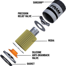 Fram Extra Guard PH9688, 10K Mile Change Interval Oil Filter, Cylindrical, 4"