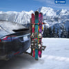 Tyger Auto TG-RK1B707B Folding Hitch-Mounted Ski/Snowboard Rack Fits 2