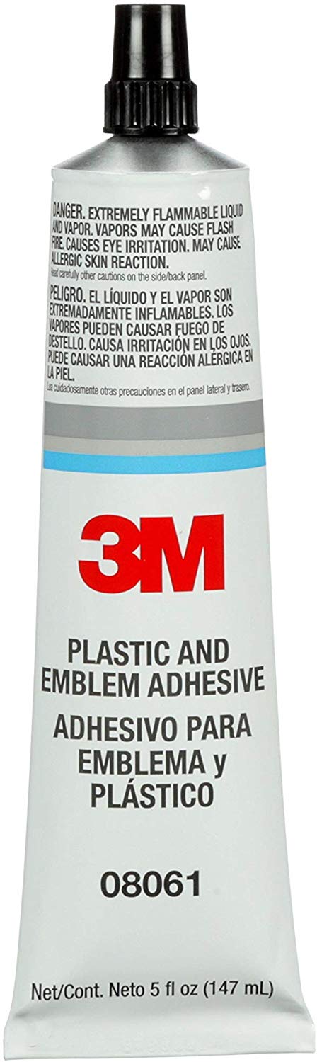 3M Plastic and Emblem Adhesive, 08061, 5 oz Tube