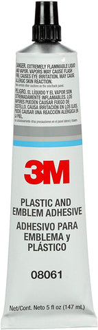 3M Plastic and Emblem Adhesive, 08061, 5 oz Tube