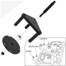 J-35597-A 5874 Cylinder Liner Installer Tool Fits for 60 Series Detroit Diesel Engines DD60 Tool Alternative