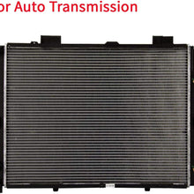 YGKJ Automatic AT Aluminum/Plastic Radiator 1 Row compatible with 1996-1997 Mercedes-Benz E320