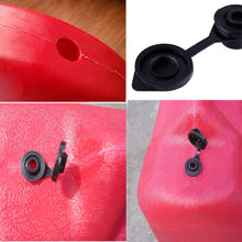 ORANDESIGNE Gas Can Vent Cap Push in Vent Replacement Cap Gas Container Breather Part Allow for Faster Flowing Fuel Fit Any Fuel Gas Water Diesel Can (Black(10))