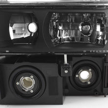 For Black 2002 2003 2004 2005 2006 Chevy Avalanche Body Cladding Model Headlights+Bumper Lights Set