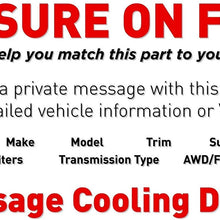 Radiator - Cooling Direct For/Fit 17-19 Ford Super-Duty Regular/Crew - With Extended 6.7L V8 Diesel Turbo - (Primary Radiator) Plastic Tank, Aluminum Core - HC3Z8005B