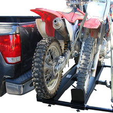 1000-Lb Steel Extra-Wide Double Dirt Bike Hitch Mount Carrier Rack For 2" Tow Receiver For SUVs, Vans, Or Trucks With Camper Shells