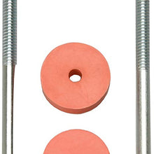 Road Power 966-10 General Motors J Hook Battery Hold down bolts, 2-Pack, Chrome, 10-Inch