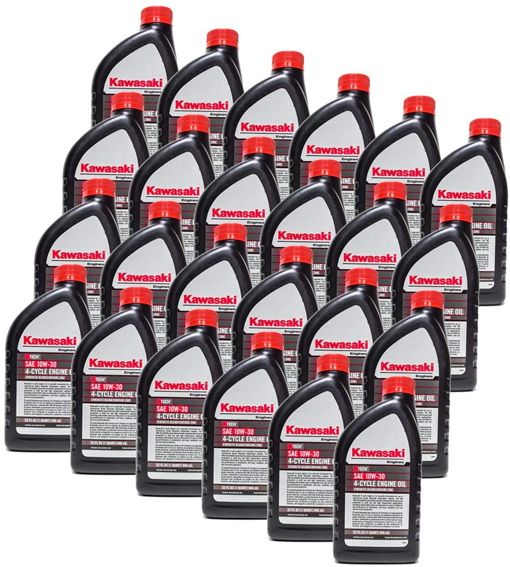 Replaces Kawasaki 24PK Quart Genuine OEM 4 Cycle Engine Oil K-TECH SAE 10W-30 99969-6081