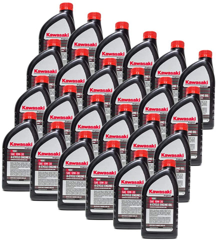 Replaces Kawasaki 24PK Quart Genuine OEM 4 Cycle Engine Oil K-TECH SAE 10W-30 99969-6081