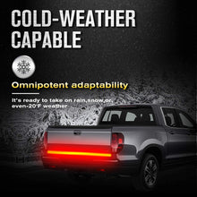 AMBOTHER 60-Inch Tailgate Light Bar Double Row Waterproof Light Strip Running Turn Signal Brake Reverse Tail Lights 5050 LEDs No Drill Install for Pickup Trucks Trailer Car