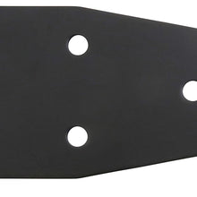 Smittybilt 7641 Black Door Hinges for Half Steel Doors, Set of 4, Black, for 1987-2006 Jeep Wrangler TJ/YJ/LJ