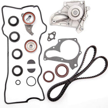 CCIYU Timing Belt Water Pump with Gasket Tensioner Bearing Fits 1987-2001 Toyota Camry Celica RAV4 Solara 2.0L 2.2L DOHC 3SFE 5SFE