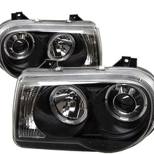 Spyder Auto 5009135 LED Halo Projector Headlights Black/Clear