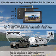 Rohent HD 1080P Digital Wireless Backup Camera with 5'' Monitor High-Speed Observation System for Trucks,RVs,Motorhomes,Trailers Guide Lines DIY R5