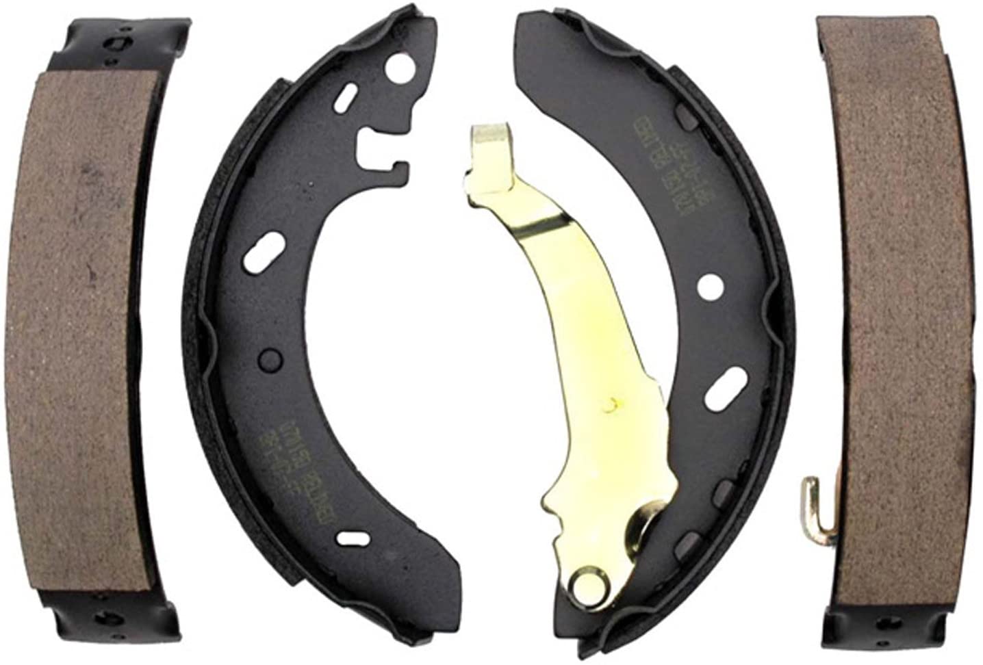 ACDelco 14716B Advantage Bonded Rear Brake Shoe Set with Lever