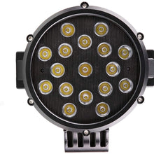 Black Horse Off Road 17EB26MA-PLB Black Grille Guard Kit with 7" Black LED Lights Compatible with 1999 2004 Jeep Grand Cherokee