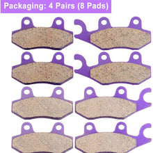 ECCPP FA135 FA165 Brake Pads Front and Rear Carbon Fiber Replacement Brake Pads Kits Fit for 2008 2009 2011 2012 2013 Yamaha Rhino 700,1981 1982 1983 1984 1985 1986 1987 Honda