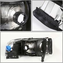 4Pcs Smoked Housing Clear Corner Headlight Corner Light Lamps Kit Replacement for Dodge Ram 1500 2500 3500 2nd Gen 94-02