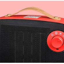 Zyyqt Small Desktop Heater, Small Solar Heater, Household Energy-Saving Mini Bathroom, Hot Air Heater, Desktop Heater (Color : Pink)