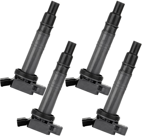 ECCPP Portable Spare Car Ignition Coils Compatible with Scio-n/Lexu-s/Toyot-a 2003-2010 Replacement for UF495 5C1419 for Travel, Transportation and Repair (Pack of 4)