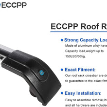 ECCPP Car Top Luggage Carrier Bar Black Fit for Kia Sorento 2014 2015 2016 2017 2018 2019,Aluminum Roof Rack Cross Bars