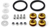 iJDMTOY Universal Fit Gold Finish JDM Quick Release Fastener Kit Compatible With Car Bumper Trunk Fender Hatch Lid