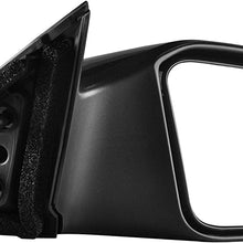 Passenger Side Unpainted Power Operated Non-Heated Non-Folding Side View Mirror for 2013 2014 2015 2016 2017 2018 Nissan Altima NI1321223